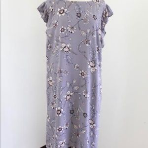 Loft plus size floral printed dress